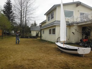 Mark takes pictures of the Scarlet Letter.  Shame we did not have time to splash her.  Thank you Mark for all your hard work these past few days! 