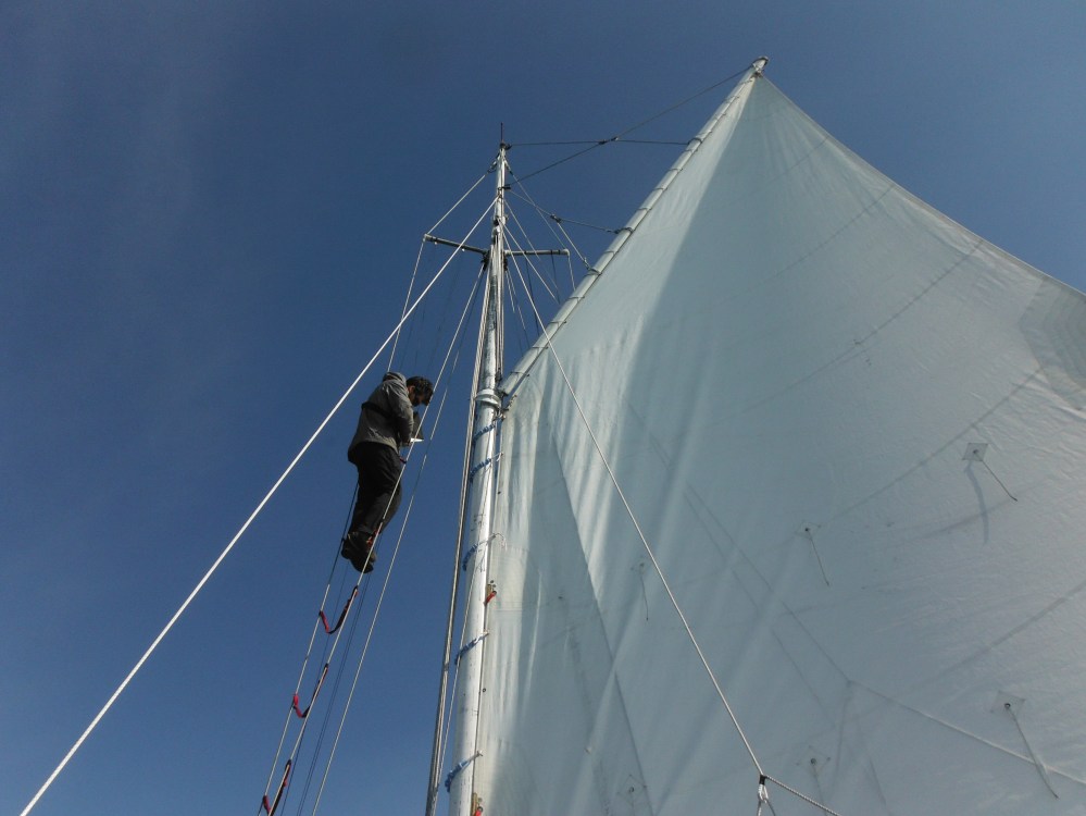 Jason films from the Ratlines as we approach some Ice.