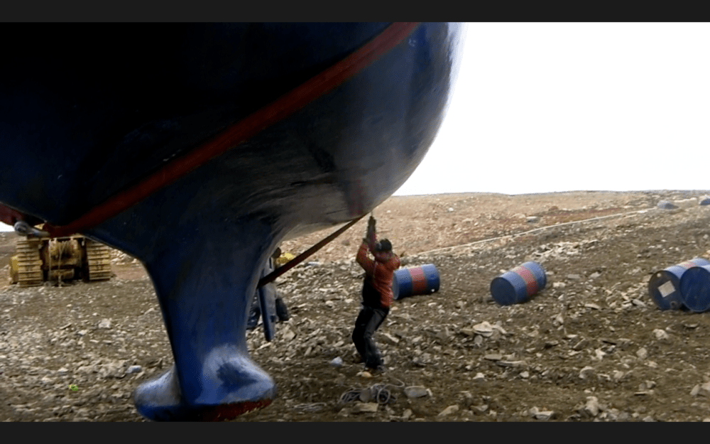 Back on the ground to block her up.