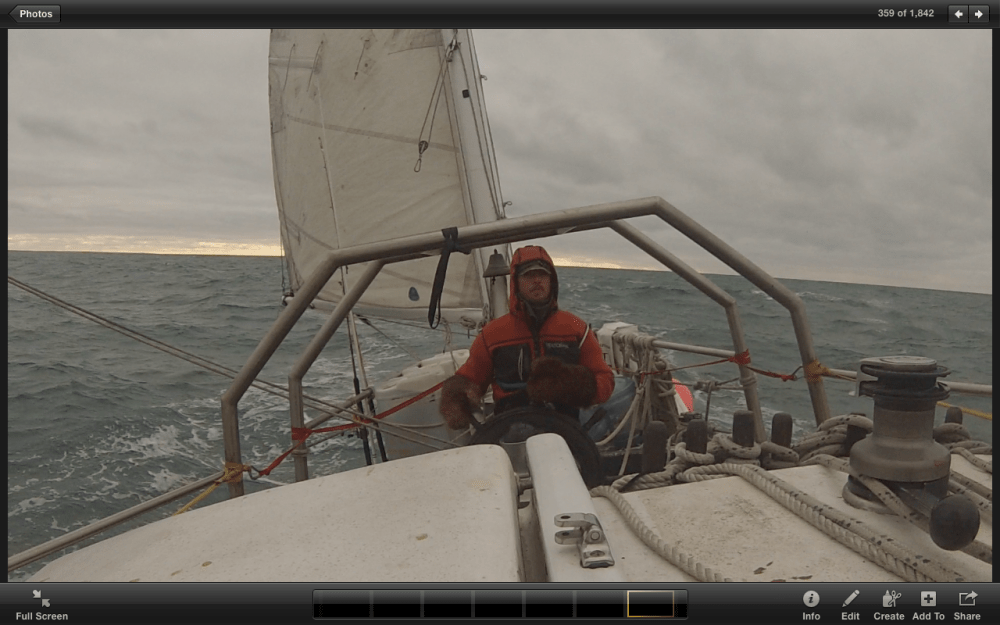 Sailing the Arctic.  Because I just kept stepping forward.