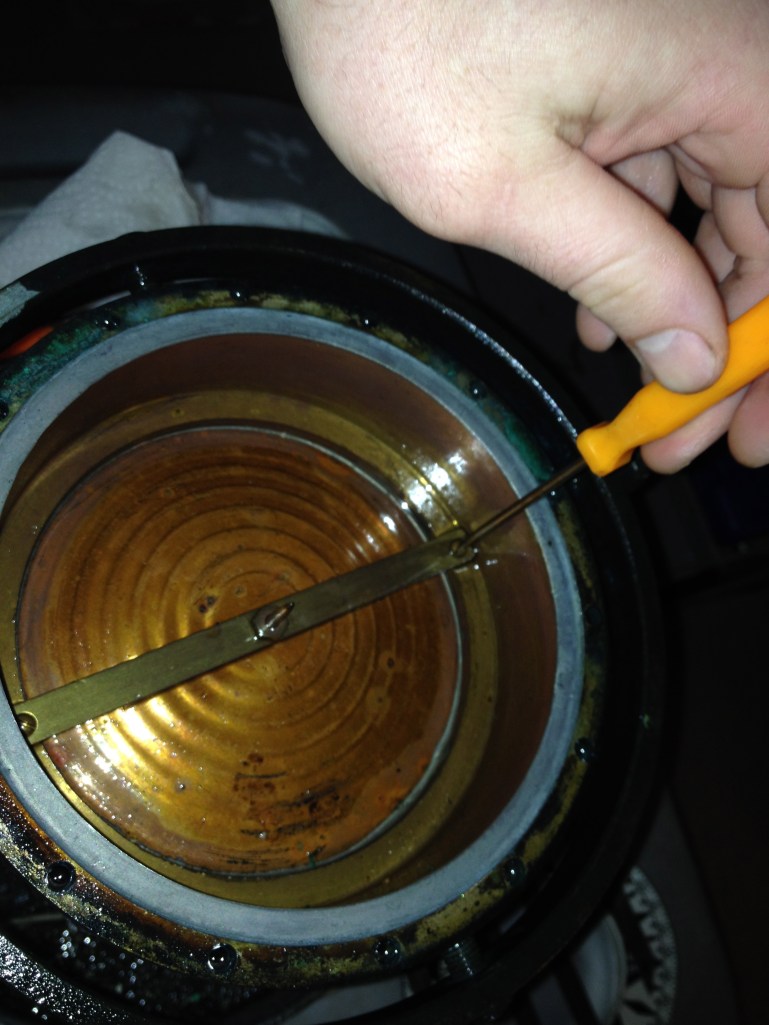 The card pin and false bottom