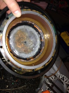 False bottom removed