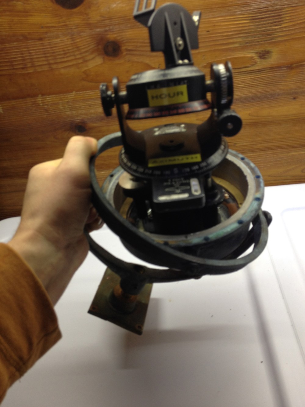 The Gimbal mounted Astro Compass!