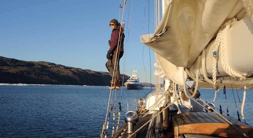 Meeting Triton in the straight