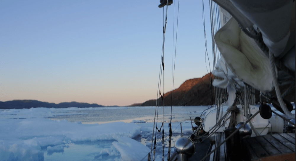 Ice grinding off against us