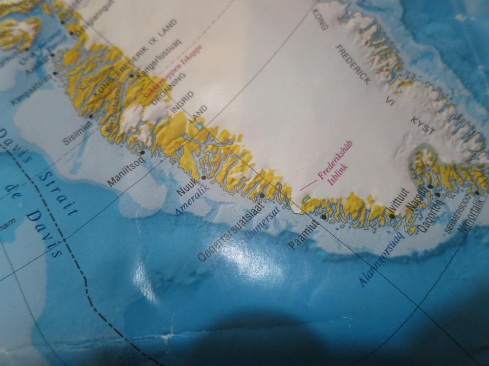 The southern west coast of Greenland